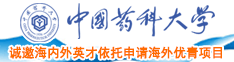 大鸡巴使劲操中国药科大学诚邀海内外英才依托申请海外优青项目